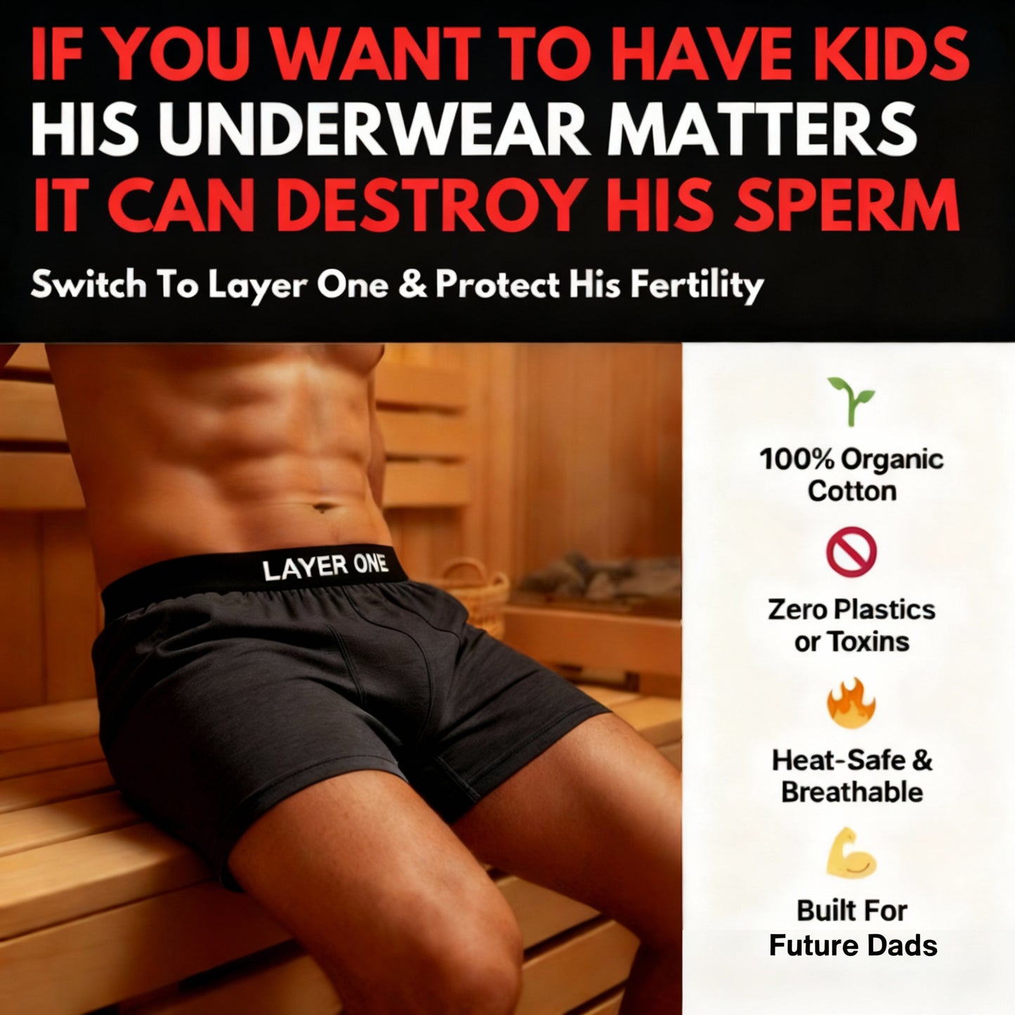 Layer One Classic™ - Polyester Is Killing His Sperm